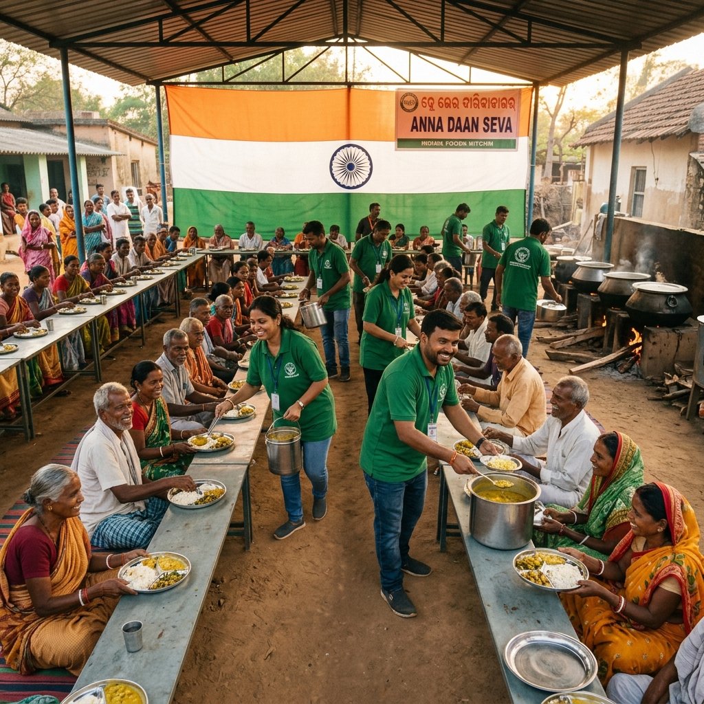 Free food distribution